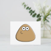 Happy Pou - Briefkaart (Staand voorkant)