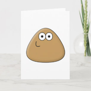 Happy Pou - Carte de voeux Vertical