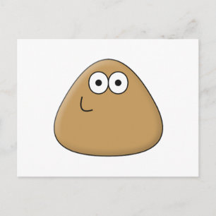 Happy Pou - Carte postale horizontale