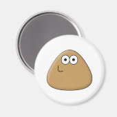 Happy Pou - Magnet Magneet (Voorkant / Achterkant)