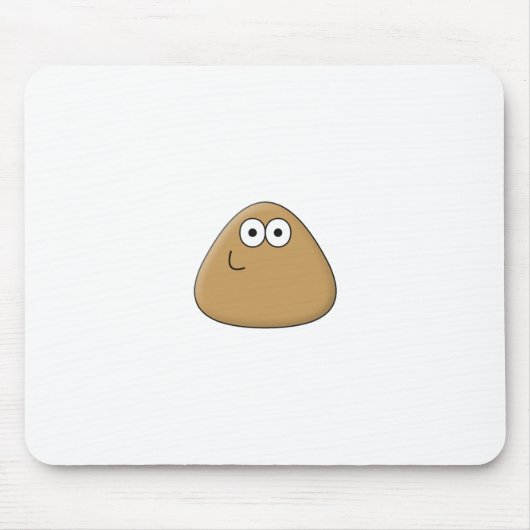Happy Pou - Mousepad Muismat (Voorkant)