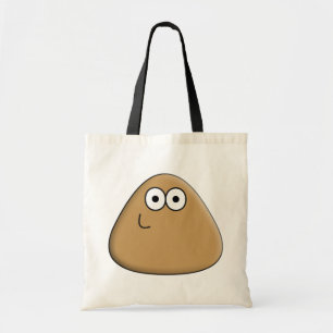 Happy Pou - Sac en tissu Fourre-tout réutilisable