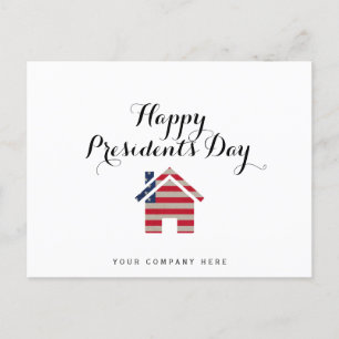 Happy President Day Real Estate House Briefkaart