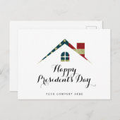  Happy President Day Realty Briefkaart (Voorkant / Achterkant)