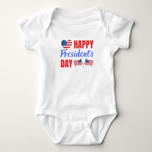Happy President Day Romper (Voorkant)