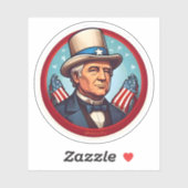 Happy President Day Sticker (Vel)