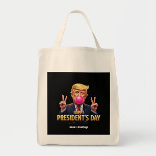 Happy President viert patriottisme en vrijheid Tote Bag