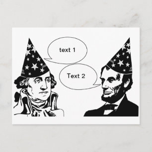 Happy Presidenten Day Briefkaart