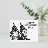 Happy Presidenten Day Briefkaart (Staand voorkant)