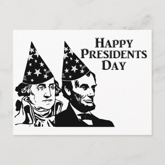 Happy Presidenten Day Briefkaart (Voorkant)