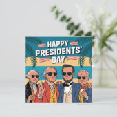 Happy presidenten Day Card (Staand voorkant)