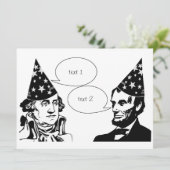 Happy Presidenten Day Kaart (Staand voorkant)