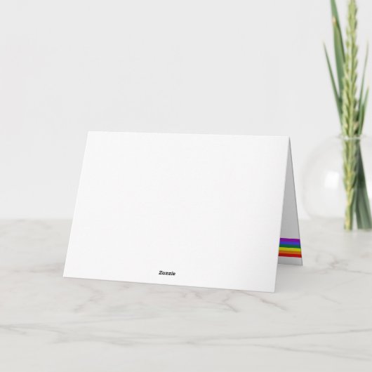 Happy Pride Bisexual Flag Kaart (Achterkant)