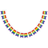 Happy Pride Custom Year Gay Pride LGBT Rainbow Vlaggetjes (Alle)