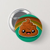 Happy Pudding - Rainbow Style Ronde Button 5,7 Cm (Voorkant /achterkant)