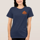 Happy "Pudding" with Boost Back Print - Happy Jump Tri-Blend Shirt (Voorkant)