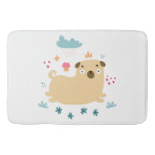 Happy Puggy Bath Mat (Voorkant)