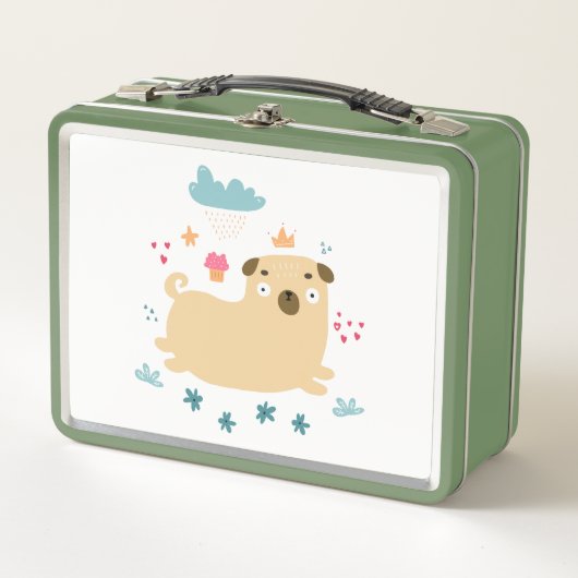 Happy Puggy Lunchbox (Voorkant)