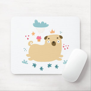Happy Puggy Mousepad Muismat