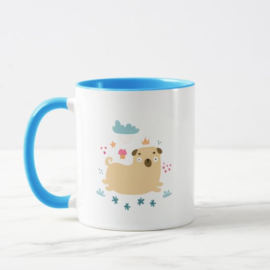 Happy Puggy Mug (Gauche)