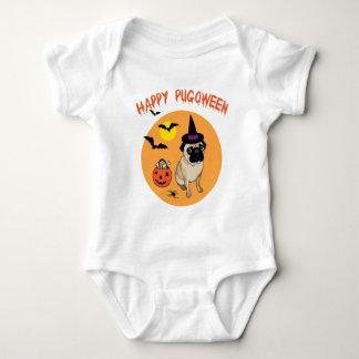 Happy Pugoween T - shirts voor kinderen en baby's