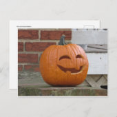 Happy Pumpkin Briefkaart (Voorkant / Achterkant)