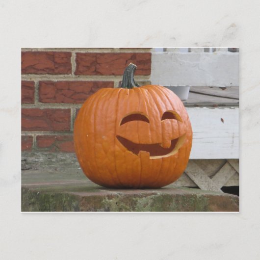 Happy Pumpkin Briefkaart (Voorkant)