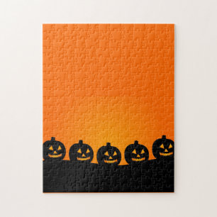 Happy Pumpkin Face Puzzel
