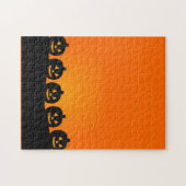 Happy Pumpkin Face Puzzel Legpuzzel (Horizontaal)