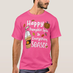 Happy Pumpkin Herfst herfst Maple Y All Back T T-shirt