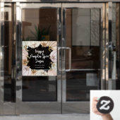 Happy Pumpkin Spice Raamsticker (Kantoordeur)