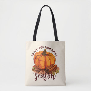 Happy Pumpkin Spice Season - Gezellige herfstvibes Draagtas