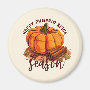 Happy Pumpkin Spice Season - Gezellige herfstvibes Magneet