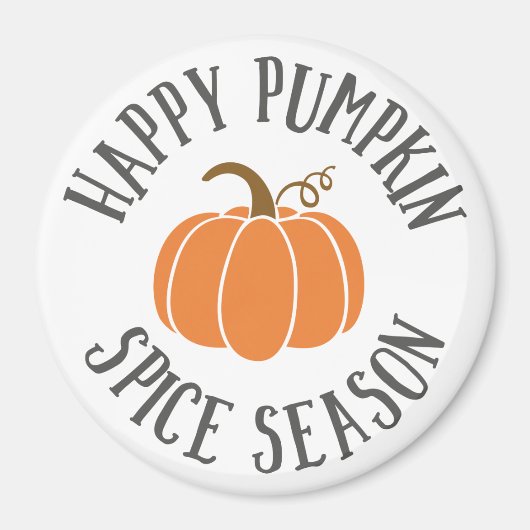 Happy Pumpkin Spice Season Magneet (Voorkant)