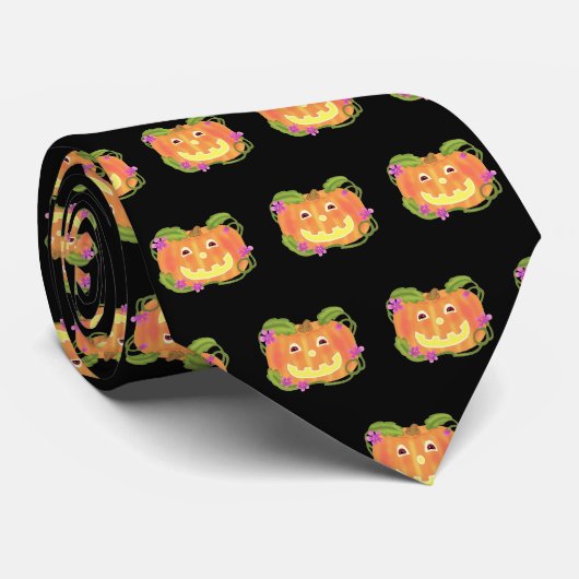 Happy Pumpkin  Stropdas (Opgerold)