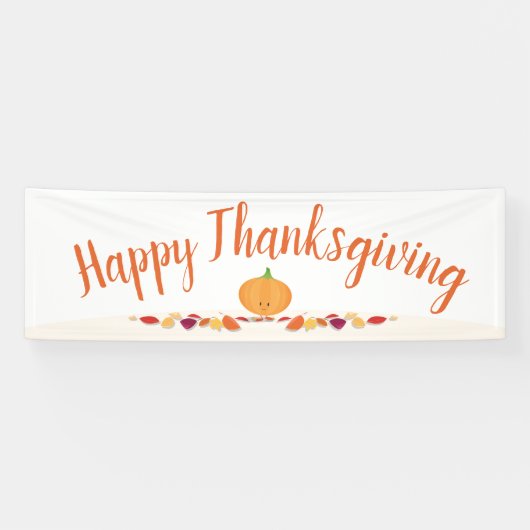 Happy Pumpkin-Thanksgiving Spandoek (Horizontaal)