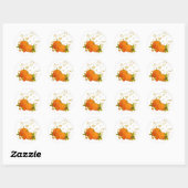 Happy Pumpkins Ronde Sticker (Vel)
