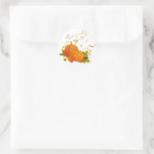 Happy Pumpkins Ronde Sticker (Tas)