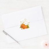 Happy Pumpkins Ronde Sticker (Envelop)