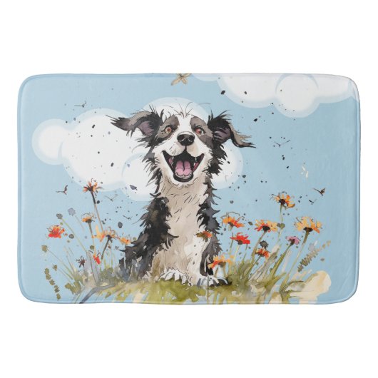 Happy Pup Badmat (Voorkant)