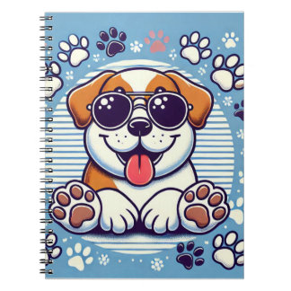 Happy Pup Design Notitieboek – Schattige Hondenlie
