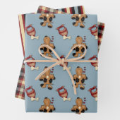 Happy Pup Doggie Love Wrapping Paper (In situ)