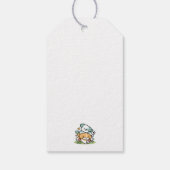 Happy Puppies Rolling Into May beroemd gemaakt doo Cadeaulabel (Achterkant)