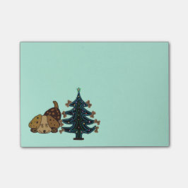 Happy Puppy kerstPost-it® notes