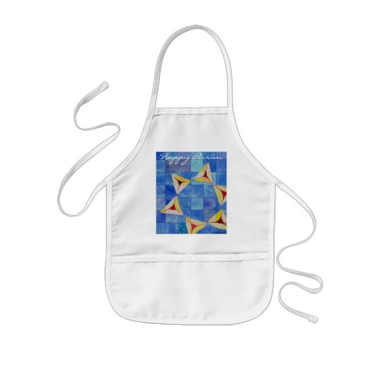 Happy Purim Apron Kinder Schort (Voorkant)
