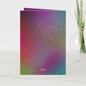 Happy Purim - Chag Purim Carte de vacances juive (Dos)