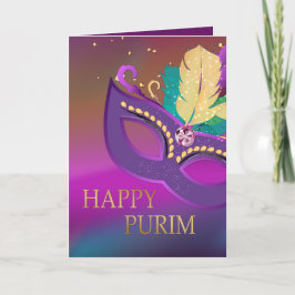 Happy Purim - Chag Purim Jewish Holiday Kaart