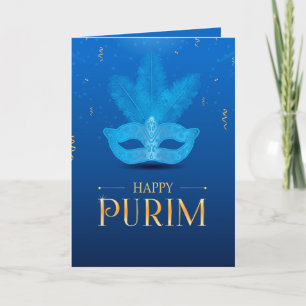 Happy Purim - Chag Purim Jewish Holiday Kaart