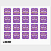 HAPPY PURIM Classy Bake Shop PURPLE Sticker (Feuille)