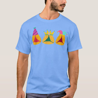 Happy Purim Costume Idea Cute Hamantaschen Jewish T-shirt